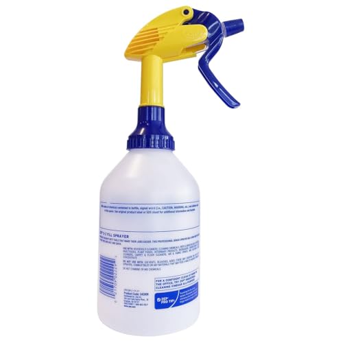 32 oz. E-Z Fill Spray Bottle for Household Cleaning & Gardening