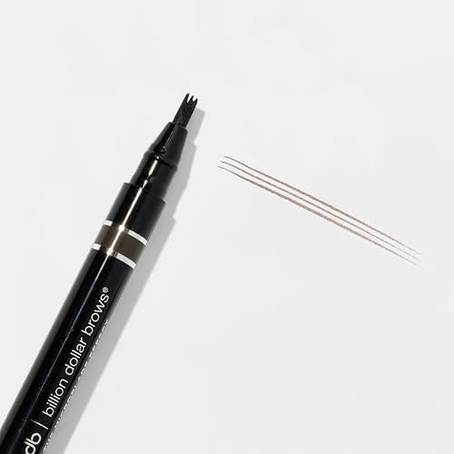 bdb Microblade Effect: Brow Pen - Waterproof, Smudge-Proof, Long Lasting, Taupe