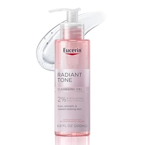 Eucerin Radiant Tone Exfoliating Face Cleanser Gel 6.8 Fl Oz