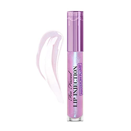 Too Faced Lip Injection Maximum Plump Extra Strength Lip Plumper Gloss, 0.14 fl. oz., Blueberry Buzz