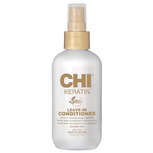 CHI Keratin Leave-in Conditioner - Hydrating & Sulfate-Free, 6 Oz