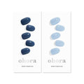 ohora Semi Cured Gel Nail Set of 2 (N Cream Sky & N Cream Indigo) - Professional Salon-Quality Nail Care