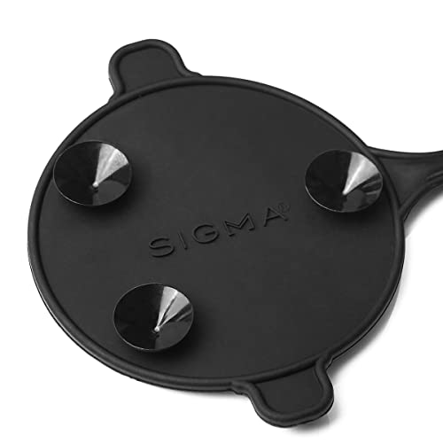 Sigma Beauty - Palmat¢ç - Makeup Brush Cleaner - Perfect for Travel and On the Go - Palm Sized - Black