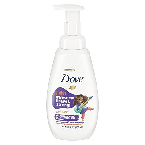 Dove Kids Care Foaming Body Wash For Kids Berry Smoothie Hypoallergenic Skin Care 13.5 oz