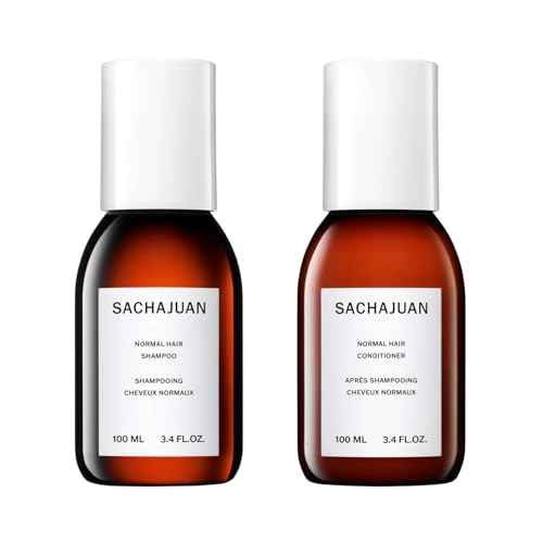 SACHAJUAN Normal Hair Shampoo and Conditioner Set | Ocean Silk Technology for Everyday Cleansing, Volume & Shine | Lightweight Hydration & Detangling | Vegan & Paraben-Free | Set of 2