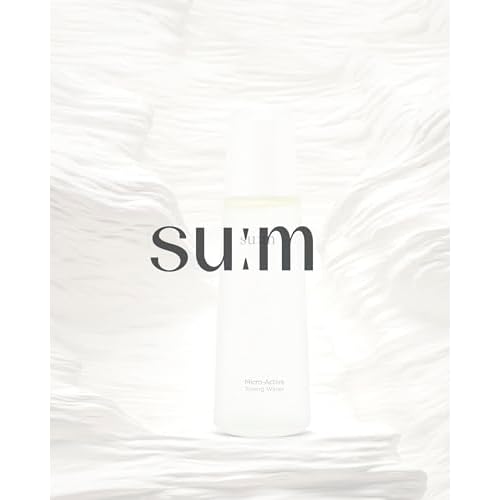 SU:M Micro-Active Toning Water (5.07 fl oz) - Dual-Phase Gentle Exfoliating Toner with Low-Irritation, Improved Skin Texture & Boost Vitality, Korean Skin Care. PHA, Biopeptide.