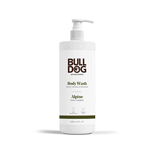 BULLDOG Mens Skincare and Grooming Body Wash, Alpine, 16.9 Fluid Ounce