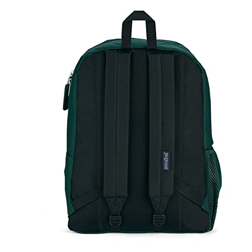 JanSport Cross Town Backpack 17" x 12.5" x 6" - Simple Bag for Everyone with 1 Main Compartment, Front Utility Pocket - Premium Class Accessories - Deep Juniper