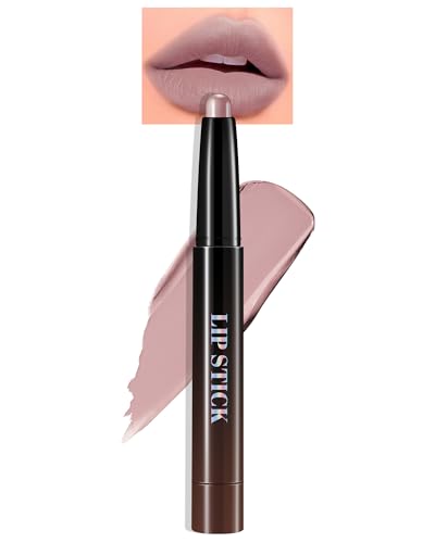 Nude Pink Matte Lipstick for Mature Women - 24H Long Lasting