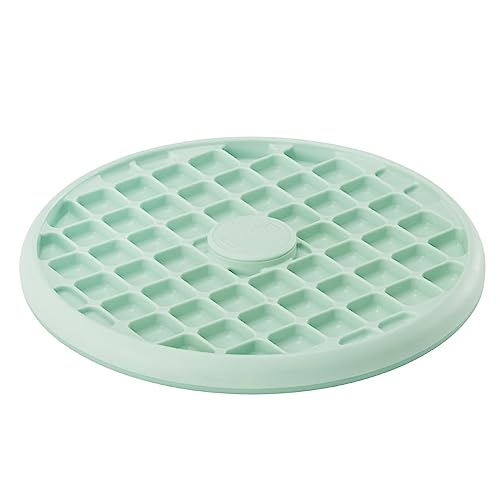 Outward Hound Fun Feeder Slo Tray Slow Feeder Dog Bowl for French Bulldogs and Other Brachycephalic Breeds or Flat-Faced Breeds, One Size, Mint Green