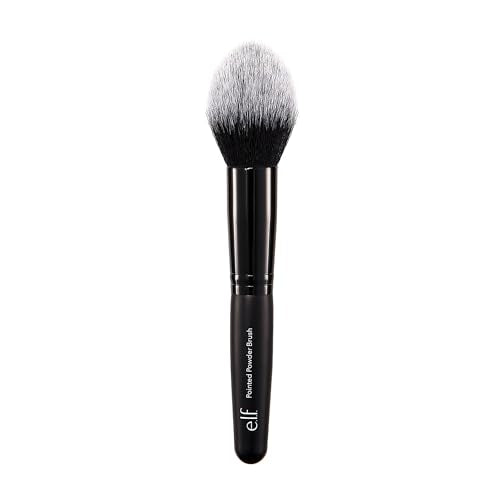 e.l.f. Pointed Powder Brush - Vegan Makeup Tool for Contouring & Highlighting