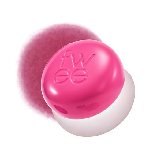 fwee Lip&Cheek Blurry Pudding Pot | Blushed Moment - Crush | Makeup Blush, Buildable Lightweight, Multi-Use Soft Matte Finish | 5g