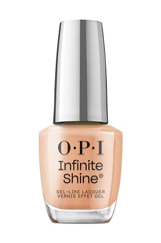 OPI Infinite Shine Long-Wear Soft Crème Finish Sheer Neutral Nail Polish, Up to 11 days of wear & Gel-Like Shine, Over-slay your Welcome, 0.5 fl oz