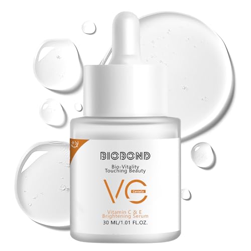Vitamin C&E Enzyme Serum for Face Brightening, With Vitamin C, VE, Hyaluronic Acid, Centella & Active SOD, Gentle Skincare Formula to Improve Clarity, Exfoliates, Repairs & Hydrates, 1 fl Oz