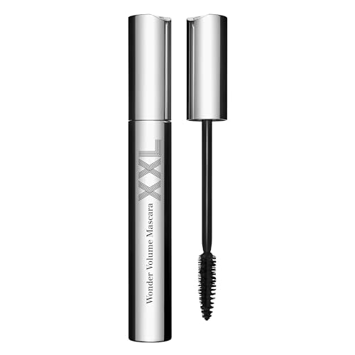 Clarins Wonder Volume Mascara XXL | Volumizing and Lengthening | Double Volume Effect | 12H©ö Hold | Visibly Thickens and Smoothes Lashes | Smudge-Proof and Humidity-Resistant | 0.3 Ounces