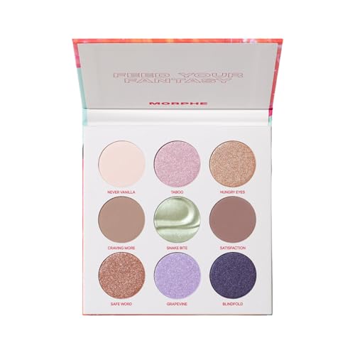 Morphe Pulp Fantasy Eyeshadow Palette - 9 Shades Matte Shimmer Foil