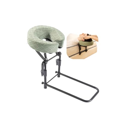 Adjustable Massage Headrest for Bed with Memory Foam Pillow
