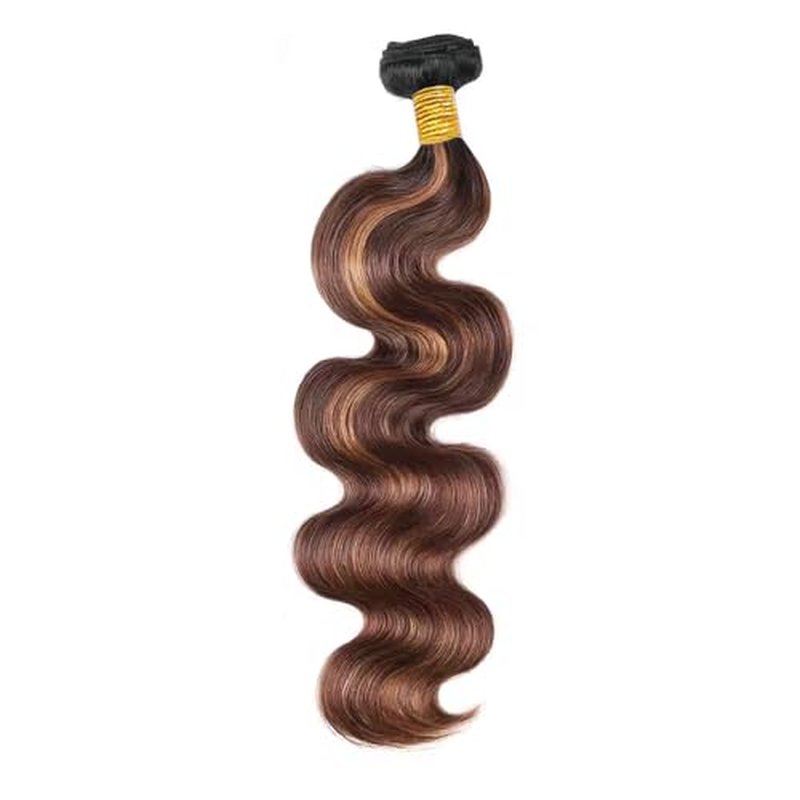 30 Inch P4/30 Body Wave Human Hair Bundle - Virgin Brown