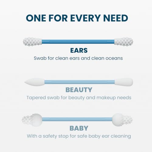 LastSwab Reusable Cotton Swabs for Ear Cleaning