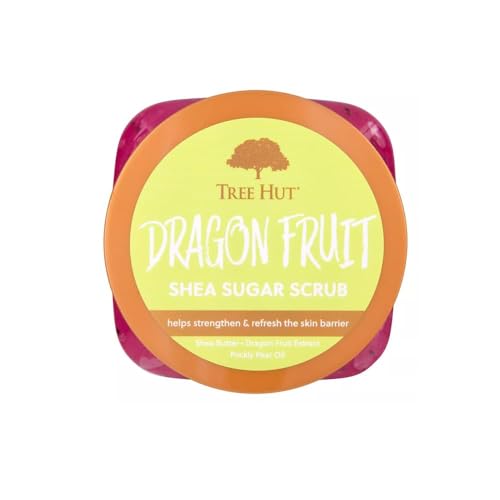 Tree Hut Dragon Fruit Body Scrub 18 oz | Exfoliating Sugar Scrub