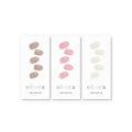 Ohora Semi Cured Gel Nail Strips (N Cream Cotton, Pink, Beige) - The Daily Trio - Works With Any Nail Lamps, Salon-Quality, Long Lasting, Easy to Apply & Remove