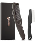 Dandruff Comb Set 2PC Stainless Steel Scalp Detox Hair Care Tool