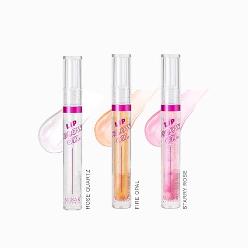 Nicka K Jewel Lip Glow Oil - Glossy, Hydrating Lip Oil