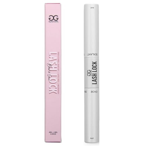 GladGirl Lash Lock Bond & Seal - Dual-Ended Lash Adhesive, 8ml