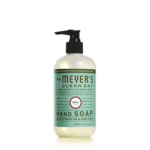 MRS. MEYER'S CLEAN DAY Basil and Lavender Hand Soap Bundle, 2 x 12.5 fl. oz