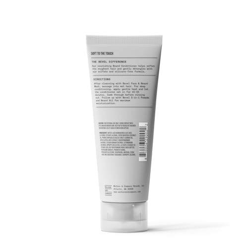 Bevel Beard Conditioner for Men ? Nourishing Beard Care Lotion with Coconut Oil, Shea Butter & Aloe Vera to Soften & Strengthen Hair, Helps to Reduce Breakage, 4 Fl Oz
