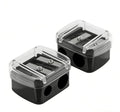 Jinshining Dual Hole Makeup Pencil Sharpener 2-Pack for Eyeliner & Lip Liner