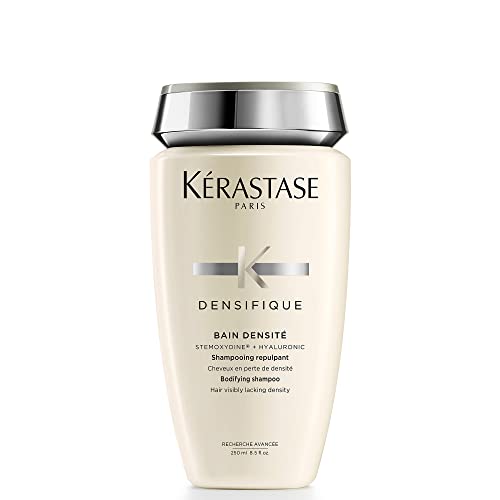 KERASTASE Densifique Densité Shampoo | Thickening & Strengthening Shampoo | Removes Build-Up & Adds Shine | With Hyaluronic Acid | For Fine, Thin & Thinning Hair | 8.5 Fl Oz