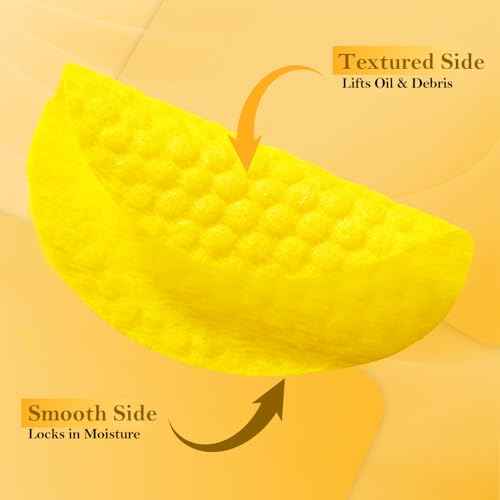 Turmeric Kojic Acid Cleansing Pads ? Gentle Exfoliating Face Pads for Radiant & Healthy-Looking Skin ? 60 Count