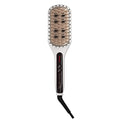 Remington Shine Therapy Hair Straightener Thermal Brush - Ceramic Infusion Technology, Argan Oil & Keratin Infused, One Pass Hair Straightener Brush with 7 Precision Heat Settings, Cool Tip Bristles