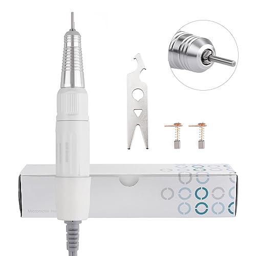 White Color SDE-H20N 30000RPM Electric Nail Art Drill Pen Handle Grinder Chuck 2.35mm/3.0mm/3.175mm Manicure Pedicure Tool Nail Drill Accessories