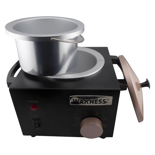 Waxness Professional Metallic Wax Heater WN5001 Black Elite-Series 1 Lb 5 Years Warranty