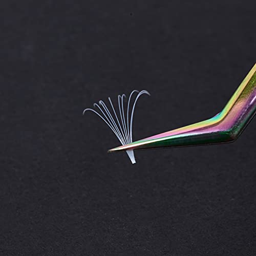 Colored Eyelash Extensions 0.07mm Self-Fanning D Curl Mix