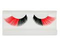 Red & Black False Eyelashes for Queen of Hearts Costume