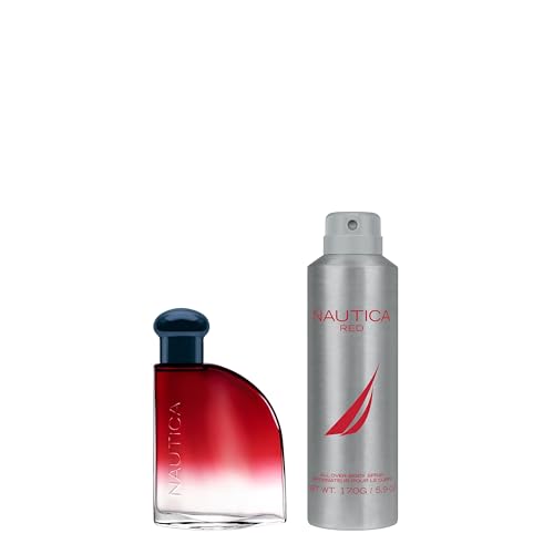 Nautica Red Men's Eau de Toilette & Body Spray Gift Set