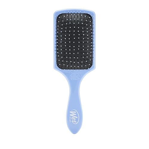 Wet Brush Paddle Detangler Hair Brush in Sky - Gentle Wet & Dry Brush