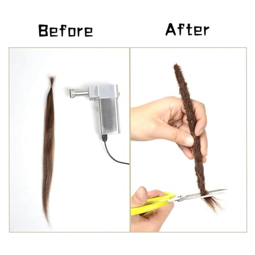 Electric Dreadlock Machine with 6 Heads - Portable Hair Braiding Kit