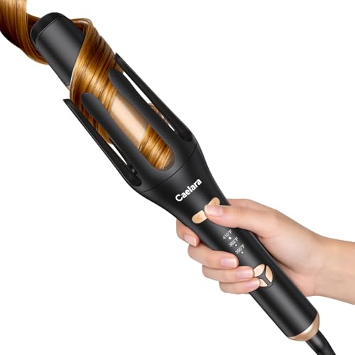 Caelara Automatic Curling Iron for Beach Waves – 4 Heat Settings