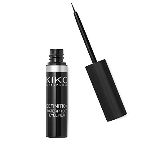 Kiko Milano Definition Eyeliner ? Precise, Long-Lasting Liquid Eyeliner, Smudge-Resistant, Intense Black, Easy Application ? 2.5ml