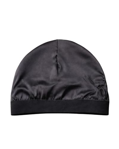 IRUNVEN Satin-Lined Skull Cap for Hair Protection, Breathable Fit