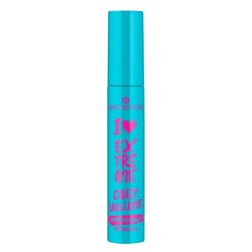 Essence I Love Extreme Crazy Volume Waterproof Mascara - Black, Long-Lasting & Vegan