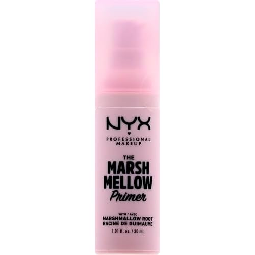 NYX PROFESSIONAL MAKEUP Marshmellow Smoothing Primer,Vegan Face Primer,10-In-1 Skin Benefits,(Pack of 2)