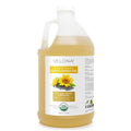 velona USDA Certified Organic Sunflower Oil - 1 Gallon / 128 Fl Oz | 100% Pure and Natural Carrier Oil | High Oleic, Refined| Cooking, Skin, Hair, Body & Face Moisturizing