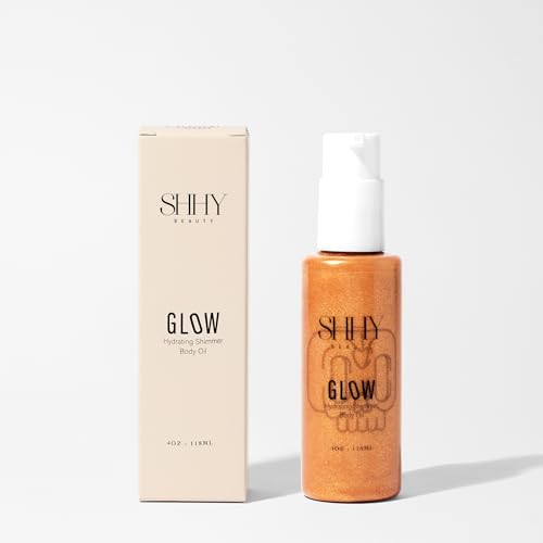 GLOW Hydrating Shimmer Body Oil for Radiant Skin, Shimmer and hydration for all day Glow.