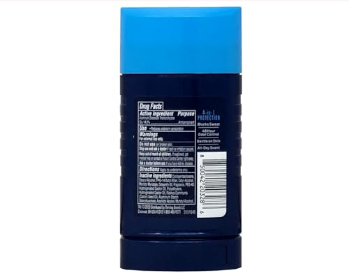Sport Invisible Solid Deodorant, 4-Pack - 48 Hour Odor Control