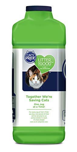 Cat's Pride Max Power: Bacterial Odor Control - Up to 10 Days of Powerful Odor Control - Strong Clumping - 99% Dust Free - Multi-Cat Litter, Fresh Scented, 15 Pounds